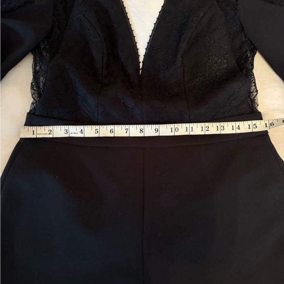 ALEXIS black lace romper - Picture 6 of 9